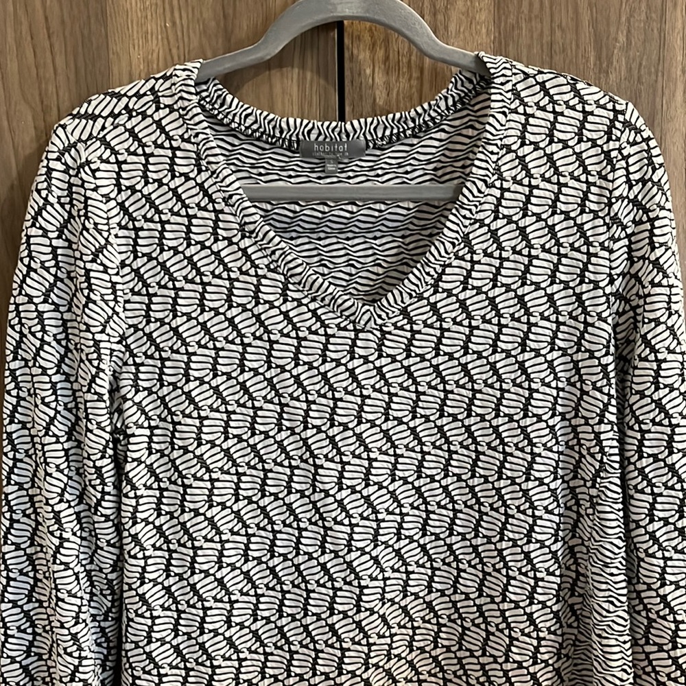 Habitat Shirt, Black and White